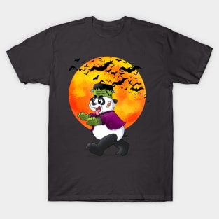 Frankenstein Halloween 2020 Panda Girl Boy Costume T-Shirt